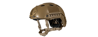 HELMET "PJ" TYPE (COLOR: DARK EARTH) SIZE: MED/LG