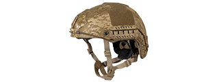 HELMET "BALLISTIC" TYPE (COLOR: DESERT DIGITAL) SIZE: MED/LG