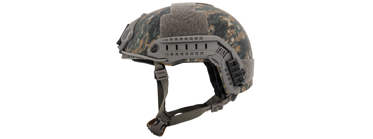 CA-726MW BALLISTIC MH-TYPE HELMET (DIGITAL WOODLAND), M/L - Click Image to Close