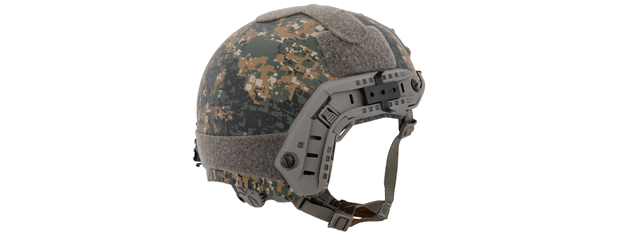 CA-726MW BALLISTIC MH-TYPE HELMET (DIGITAL WOODLAND), M/L