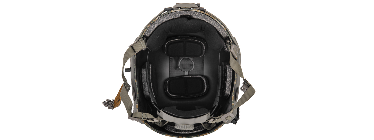 CA-726MW BALLISTIC MH-TYPE HELMET (DIGITAL WOODLAND), M/L