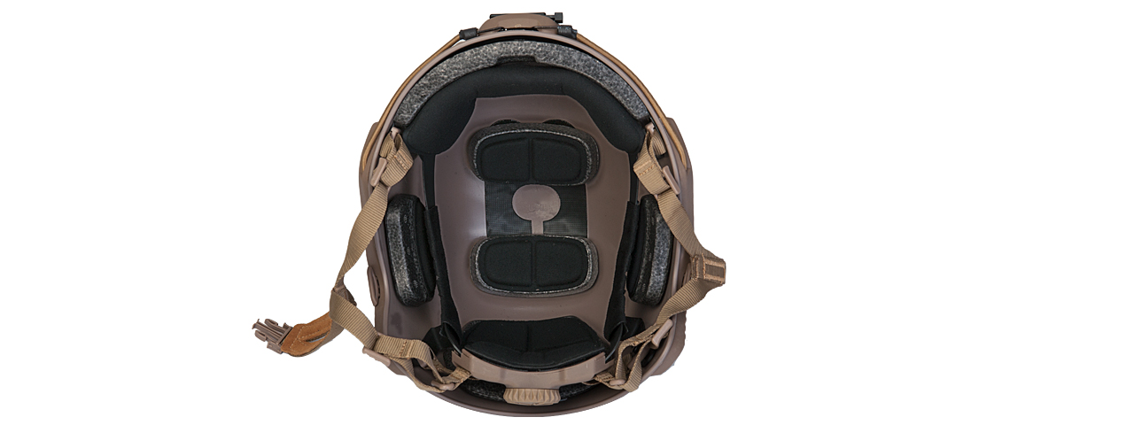 Lancer Tactical Airsoft Ballistic MH Type Helmet (Color: Tan) - Click Image to Close