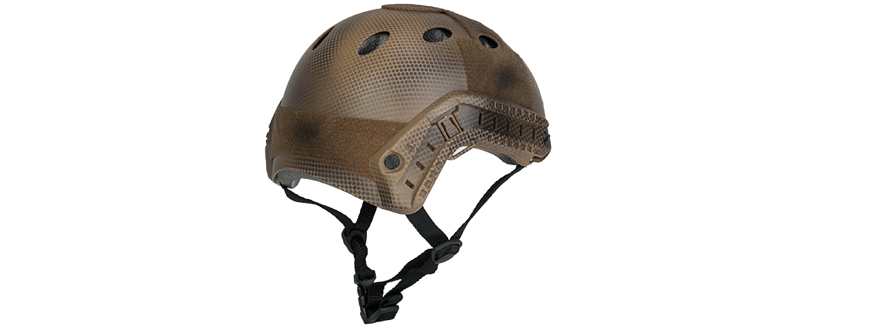 CA-738N FAST PJ TYPE TACTICAL GEAR HELMET (CUSTOM DE) - Click Image to Close