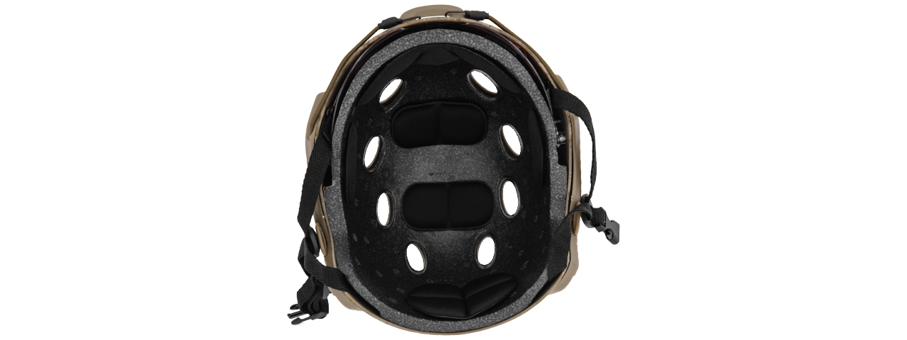 Lancer Tactical CA-740D HELMET w/ Retractable Visor in Desert Digital (Basic Version) - Click Image to Close