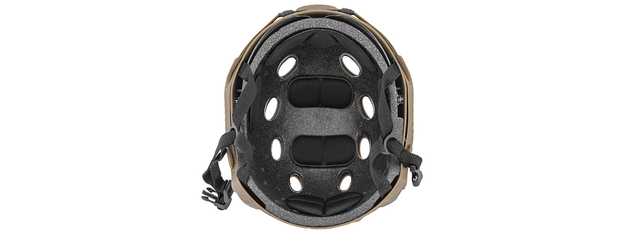 CA-740N FAST PJ TYPE TACTICAL GEAR HELMET W/VISOR (CUSTOM DE) - Click Image to Close