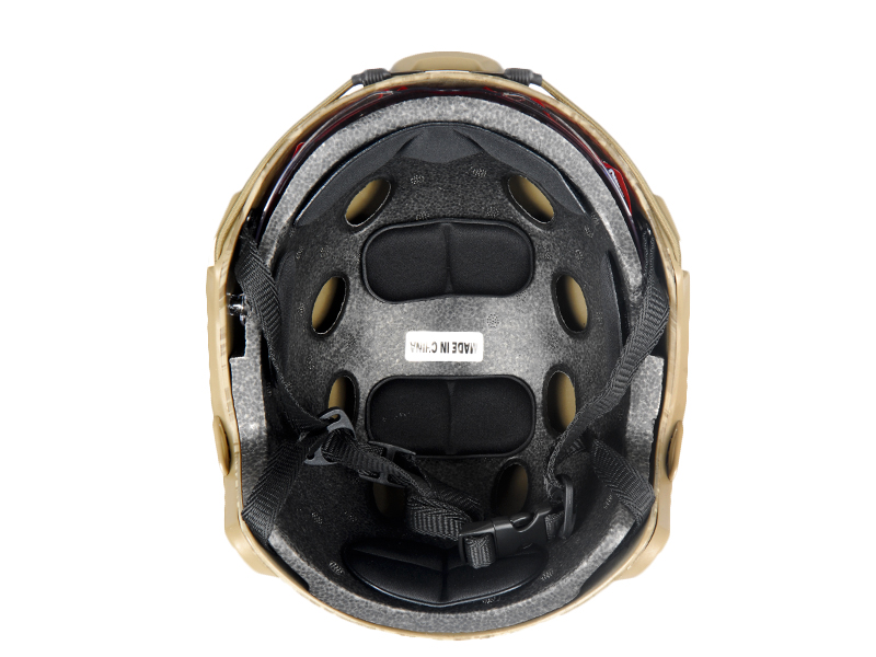 Lancer Tactical CA-741D Ballistic Helmet w/ Retractable Visor (Basic Version) in Desert Digital