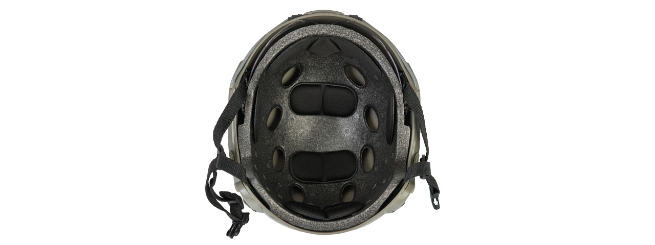 CA-741G HELMET BALLISTIC TYPE "BASIC VERSION w/VISOR" (COLOR: FOLIAGE GREEN) SIZE: MEDIUM - Click Image to Close