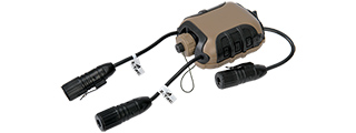 Lancer Tactical CA-786B Z4OPS Classic Push-To-Talk (Lite Edition), Motorola 2-Pin Version