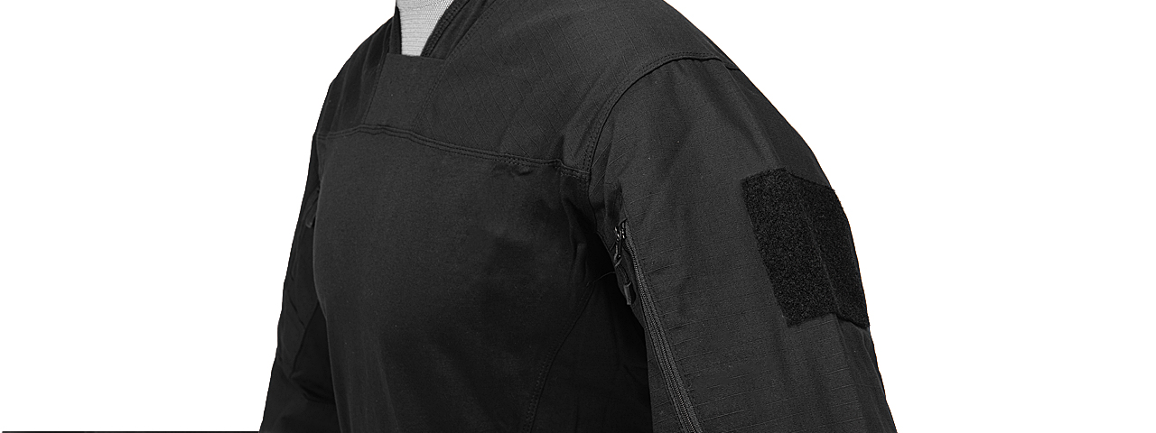 CA-796MD TLS HALFSHELL SHIRT (BLACK) MEDIUM