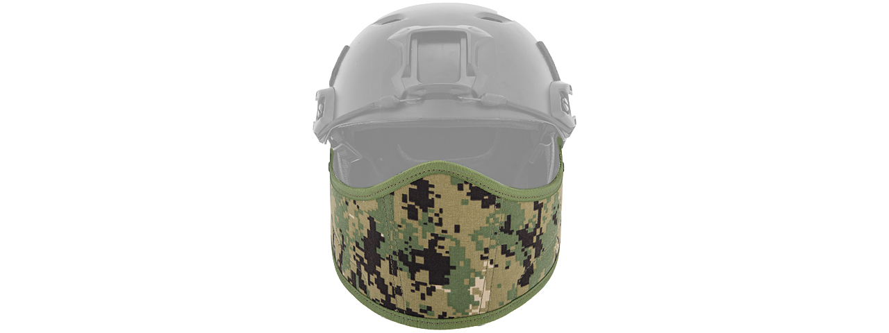 Lancer Tactical CA-801B HELMET Armor Face, Jungle Digital