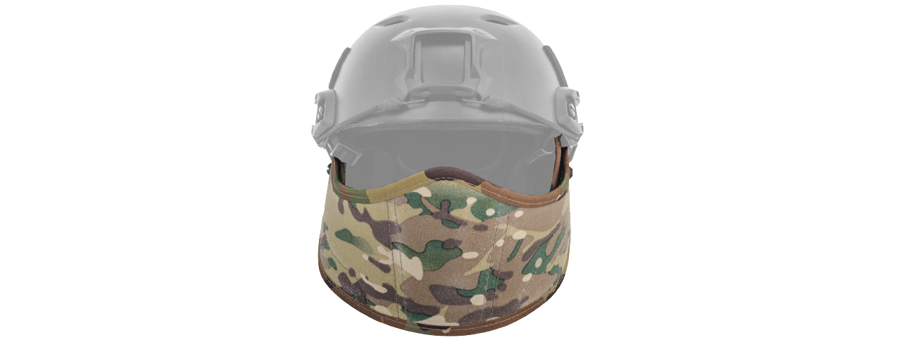 Lancer Tactical CA-801C HELMET Armour Face in Camo - Click Image to Close