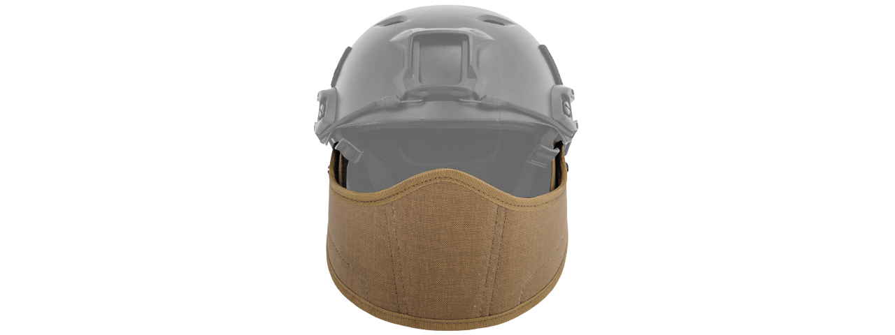 Lancer Tactical CA-801T HELMET Armour Face in Tan - Click Image to Close