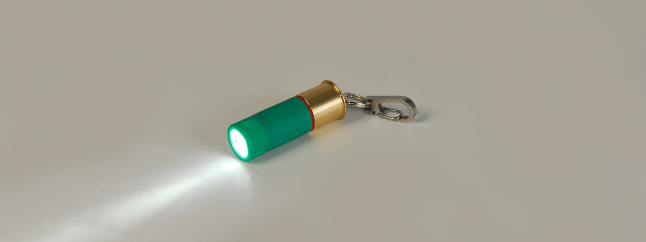 CA-813GW M870 SHELL TYPE FLASHLIGHT (GREEN) 270 LUMEN (WHITE LED)