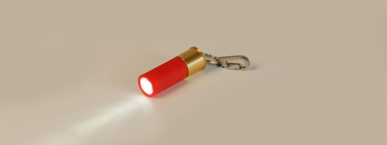 CA-813RW M870 SHELL TYPE FLASHLIGHT (RED) 270 LUMEN (WHITE LED) - Click Image to Close