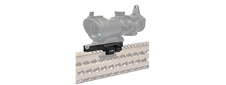 CA-834B LR-STYLE QUICK-DETACH ACOG SCOPE MOUNT (COLOR: BLACK)