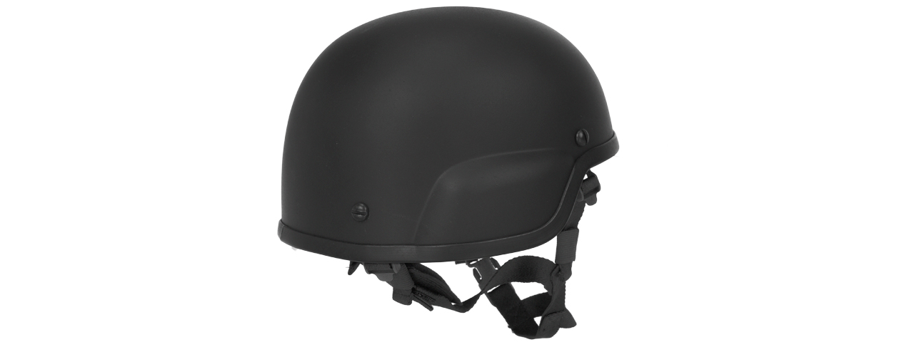 CA-839B ACH MICH 2000 "PLASTIC" HELMET (COLOR: BLACK) - Click Image to Close