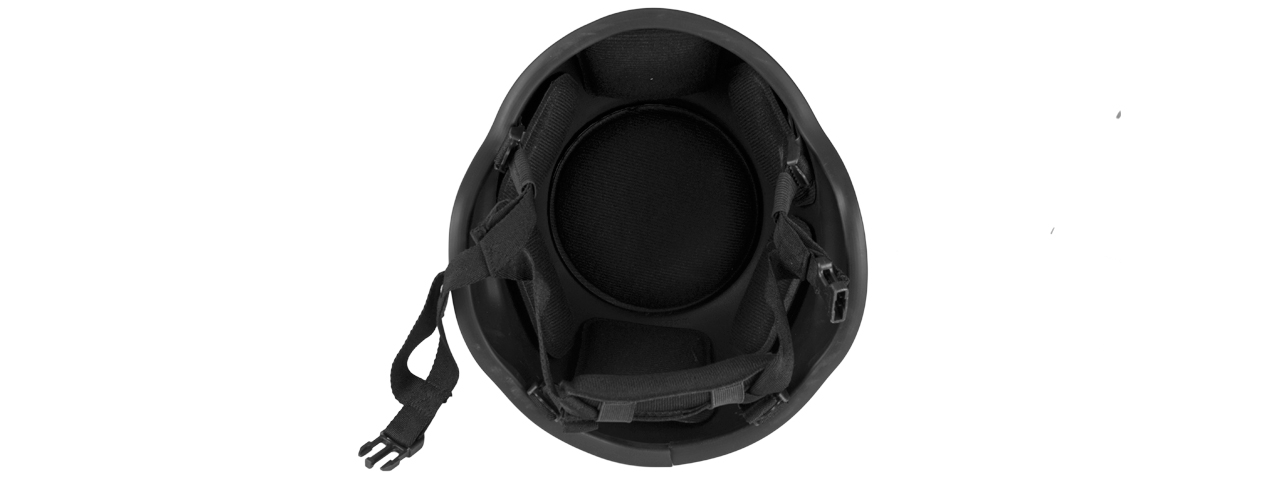 CA-839B ACH MICH 2000 "PLASTIC" HELMET (COLOR: BLACK) - Click Image to Close