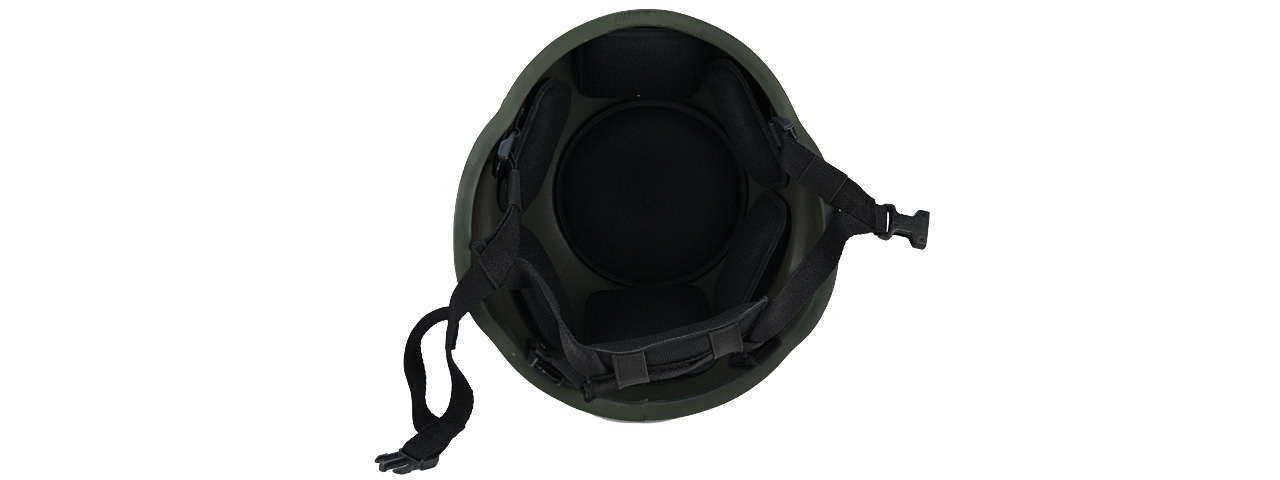 CA-839G ACH MICH 2000 "PLASTIC" HELMET (COLOR: OD GREEN) - Click Image to Close