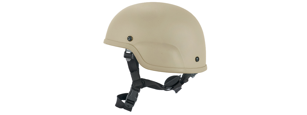 CA-839T ACH MICH 2000 "PLASTIC" HELMET (COLOR: TAN) - Click Image to Close