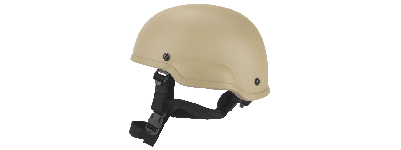 CA-840T ACH MICH 2002 "PLASTIC" HELMET (COLOR: TAN) - Click Image to Close