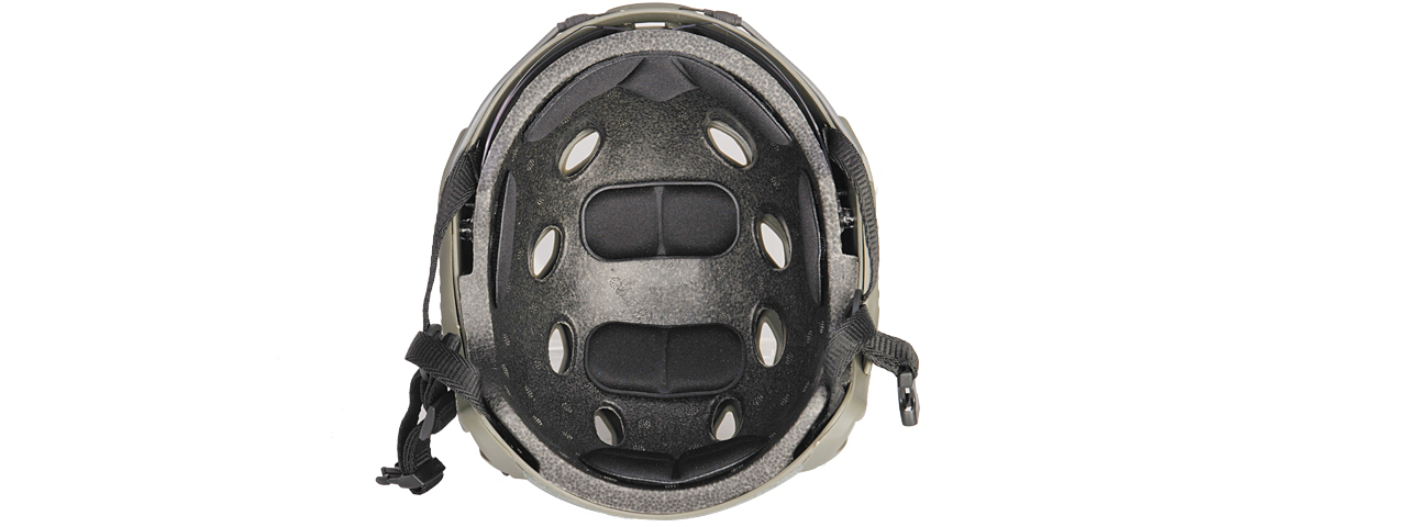 CA-842G HELMET BJ TYPE "BASIC VERSION w/VISOR" (COLOR: OD GREEN) SIZE: MEDIUM