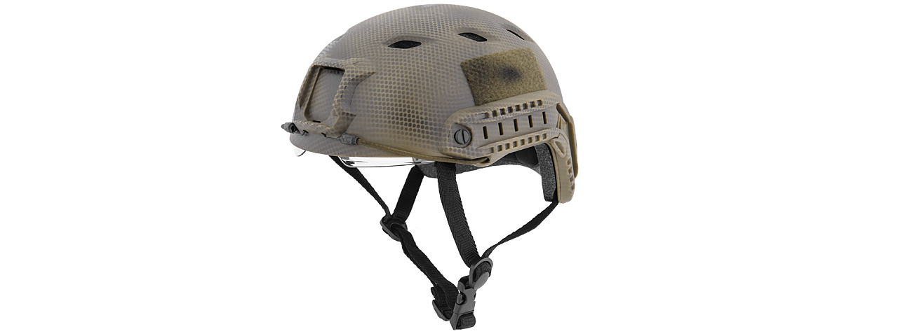 CA-842N HELMET BJ TYPE "BASIC VERSION w/VISOR" (COLOR: NAVY CUSTOM) SIZE: MEDIUM - Click Image to Close