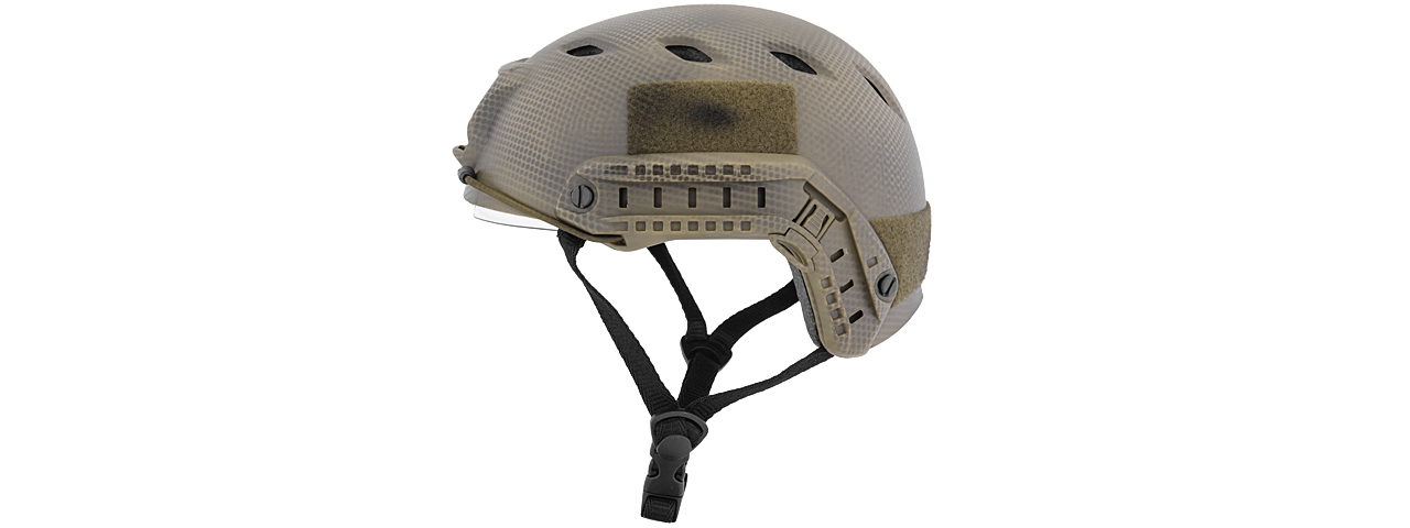 CA-842N HELMET BJ TYPE "BASIC VERSION w/VISOR" (COLOR: NAVY CUSTOM) SIZE: MEDIUM - Click Image to Close