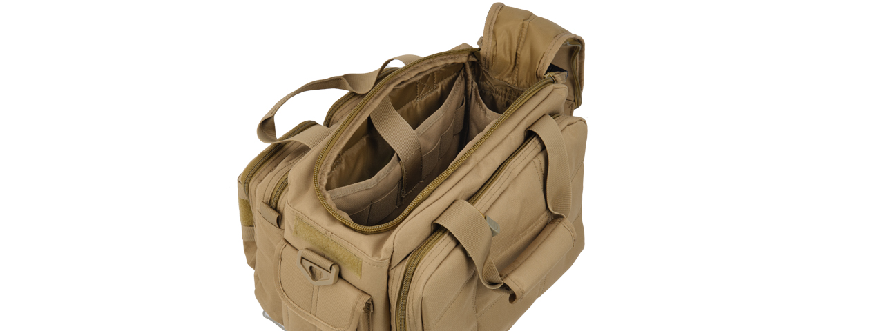 CA-980TN NYLON RANGE BAG (TAN) - Click Image to Close