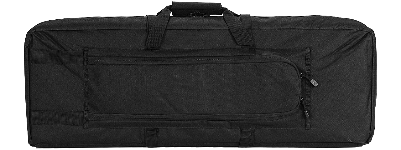 CA-982B 36" DOUBLE GUN BAG (BLACK) w/LOCKABLE ZIPPER