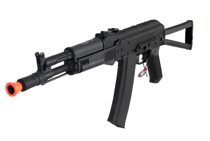 Cyma CM031D AKS-74U AK-104 AEG Metal Gear, Full Metal Body, Metal Side Folding Stock - Click Image to Close