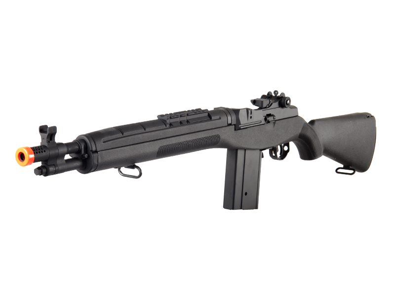 LANCER TACTICAL LT-732 FULL STOCK 37" M14 SOCOM AIRSOFT AEG (BLACK)