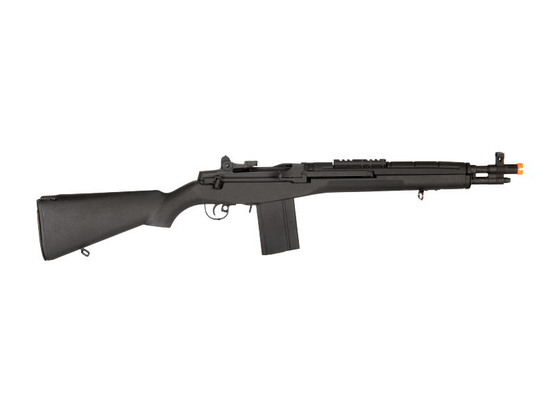 LANCER TACTICAL LT-732 FULL STOCK 37" M14 SOCOM AIRSOFT AEG (BLACK) - Click Image to Close