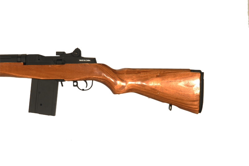 Cyma CM032C M14 Airsoft Rifle, Wood - Click Image to Close