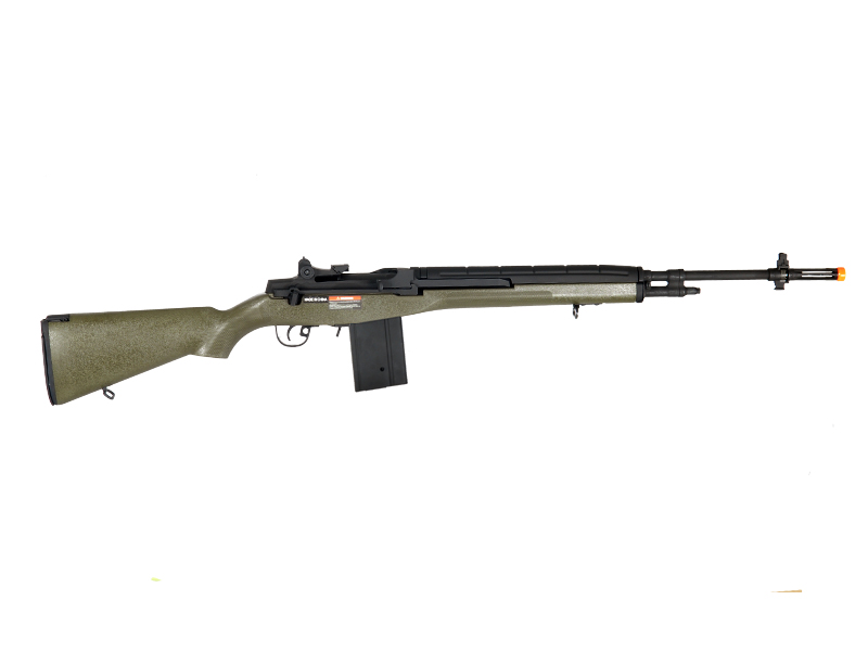 Cyma CM032GREEN M14 AEG Metal Gear, ABS Body in OD Green - Click Image to Close