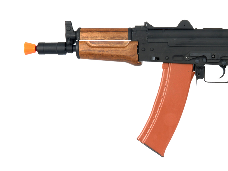 LANCER TACTICAL AK-74UN FULL METAL AIRSOFT AEG RIFLE (BLACK)