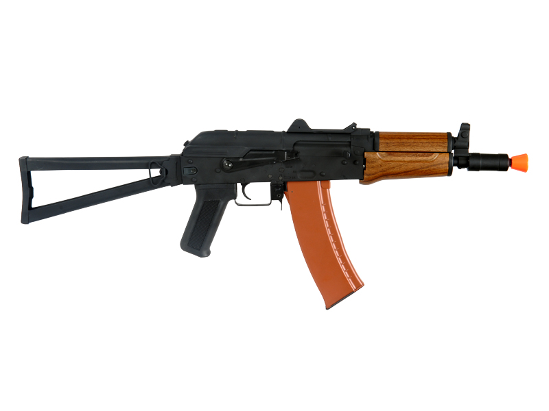 Cyma CM035 AKS-74U AEG Metal Gear, Full Metal Body, ABS Wood, Metal Side Folding Stock