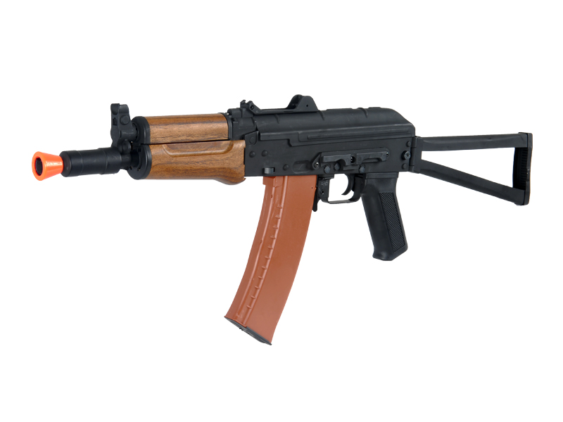 LANCER TACTICAL AK-74UN FULL METAL AIRSOFT AEG RIFLE (BLACK)