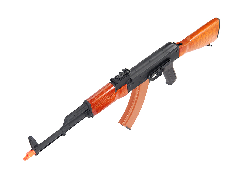 Cyma CM036A AK-47 AEG Metal Gear, Full Metal Body, Real Wood Stock and Handguard - Click Image to Close
