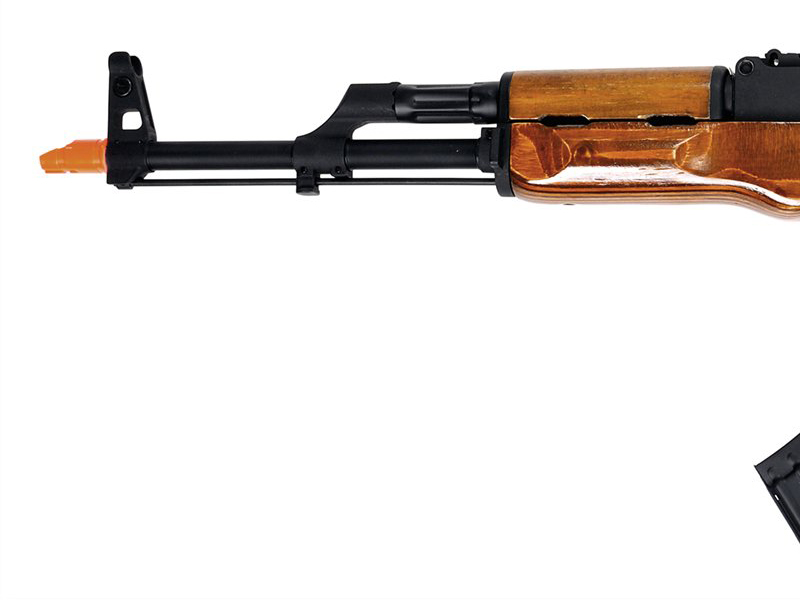 Cyma CM048M AK-47 AEG Metal Gear, Full Metal Body, Real Wood, Fixed Stock - Click Image to Close