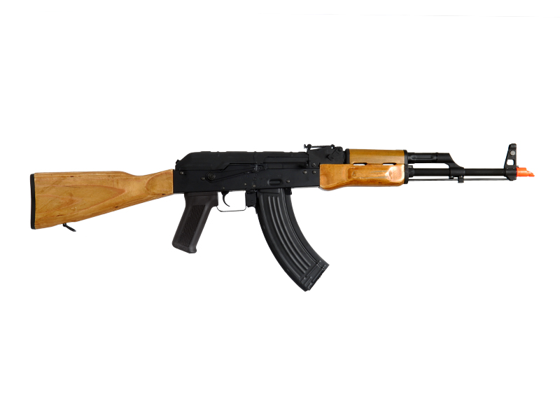 Cyma CM048M AK-47 AEG Metal Gear, Full Metal Body, Real Wood, Fixed Stock - Click Image to Close