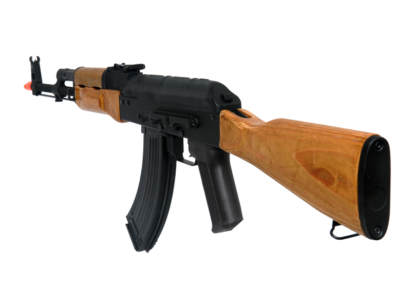 Cyma CM048M AK-47 AEG Metal Gear, Full Metal Body, Real Wood, Fixed Stock - Click Image to Close