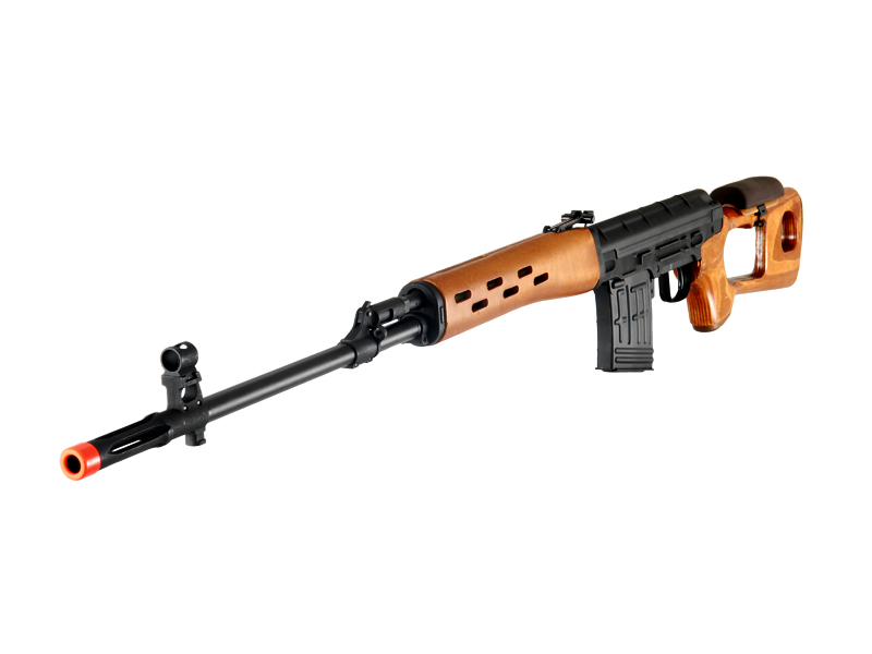 Cyma CM057 AK SVD AEG Metal Gear, Full Metal Body, Real Wood Stock and Handguard - Click Image to Close