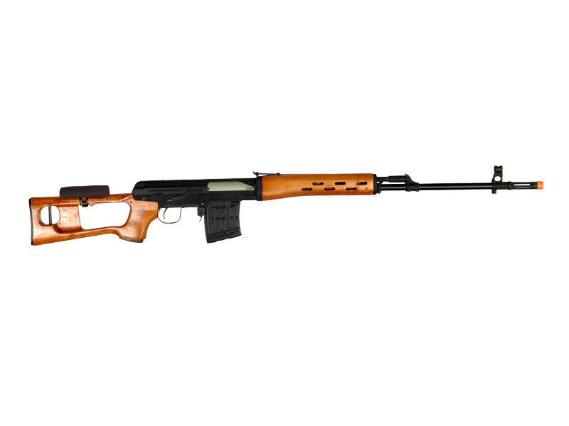 Cyma CM057 AK SVD AEG Metal Gear, Full Metal Body, Real Wood Stock and Handguard - Click Image to Close