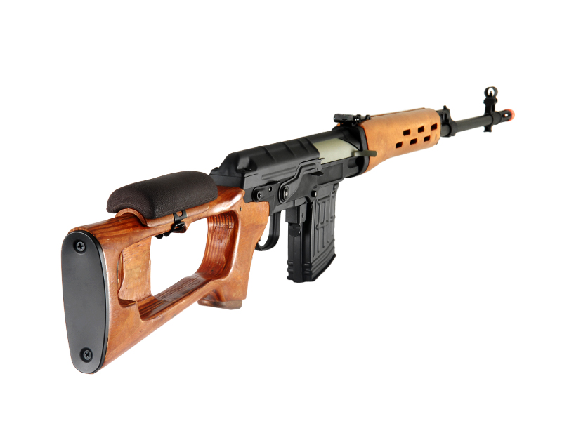 Cyma CM057 AK SVD AEG Metal Gear, Full Metal Body, Real Wood Stock and Handguard