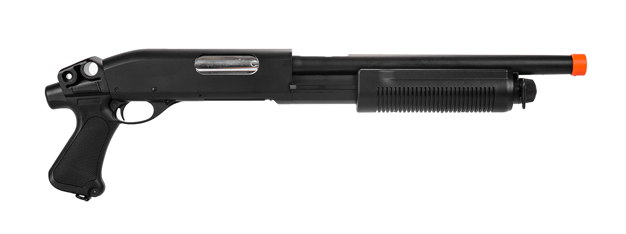 CM351M TRI-BURST FULL METAL SPRING SHOTGUN (BLACK) - Click Image to Close