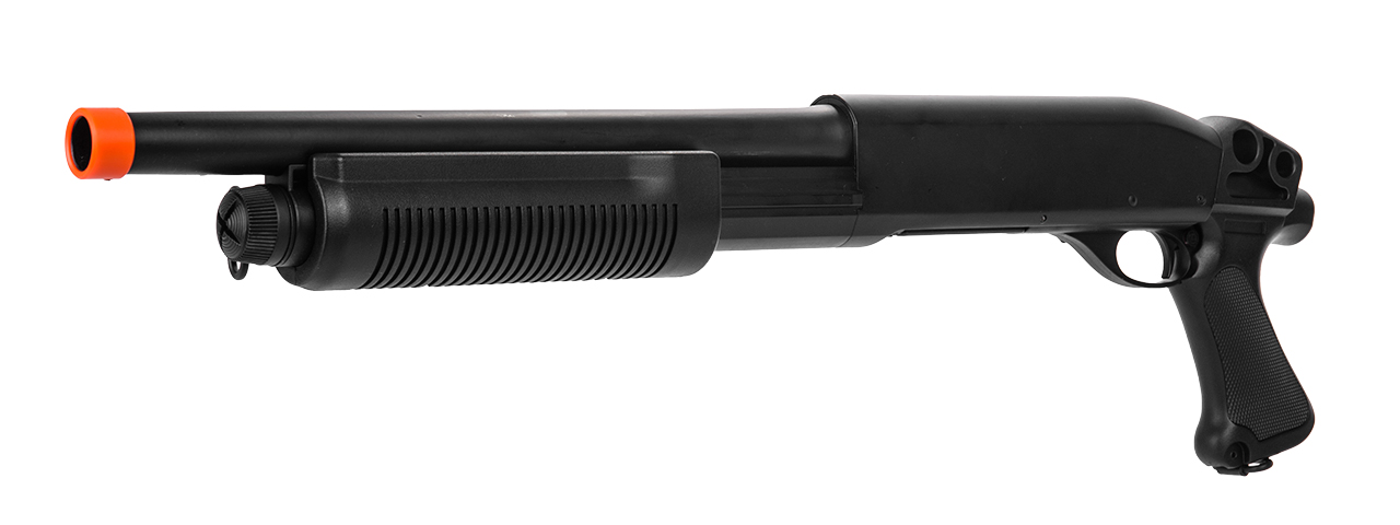 CM351M TRI-BURST FULL METAL SPRING SHOTGUN (BLACK) - Click Image to Close