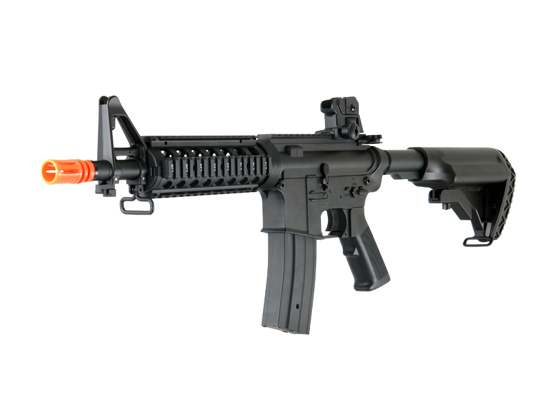 JG M4 FULL METAL CQB-R M4 SERIES AIRSOFT AEG - BLACK - Click Image to Close