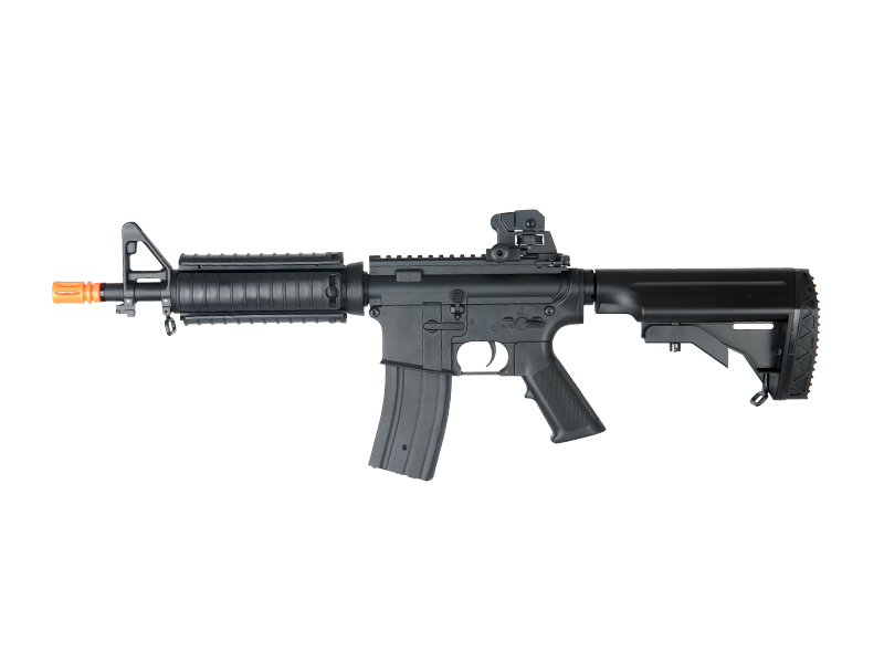 JG M4 FULL METAL CQB-R M4 SERIES AIRSOFT AEG - BLACK