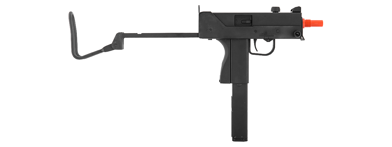 Well G11 MAC-11 SMG Gas Powered Pistol with Silencer, Folding Stock - Semi and Auto