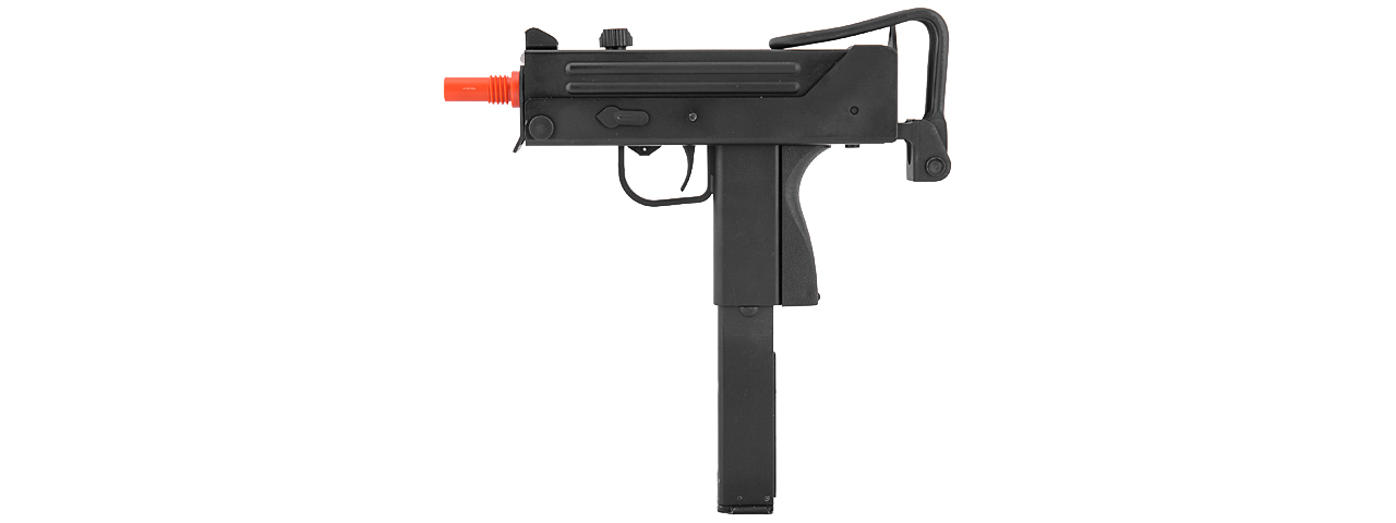 Well G11 MAC-11 SMG Gas Powered Pistol with Silencer, Folding Stock - Semi and Auto - Click Image to Close